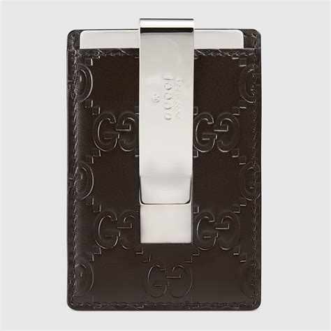 gucci gold money clip|Gucci signature money clip wallet.